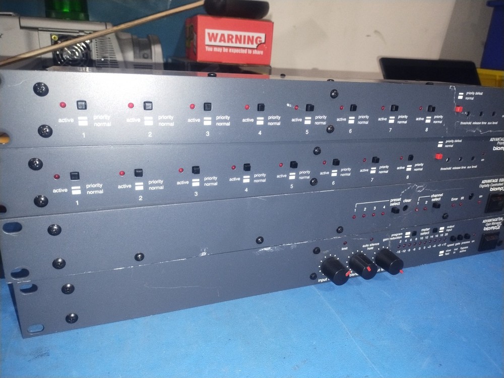 Biamp Advantage GM, Gain Manager, EQ282M, Two Priority Gate.