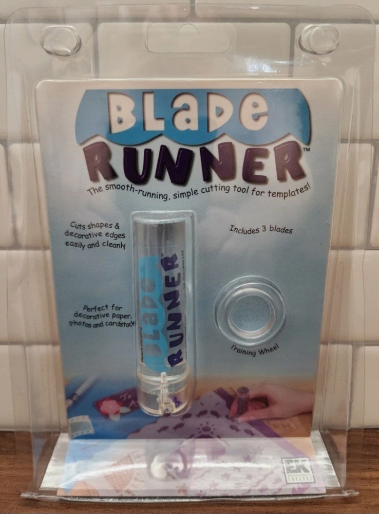 Blade Runner Smooth Running Template Cutter Includes 3 Blades Crafting NEW