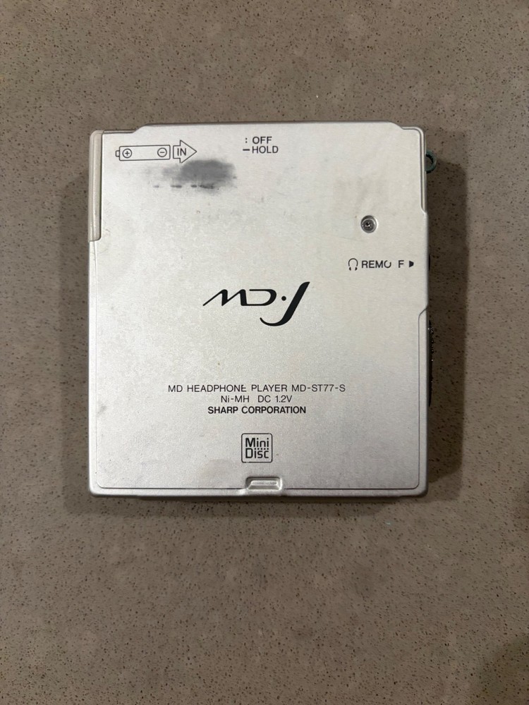 As-is Sharp MD-ST77 Minidisc MDLP Player
