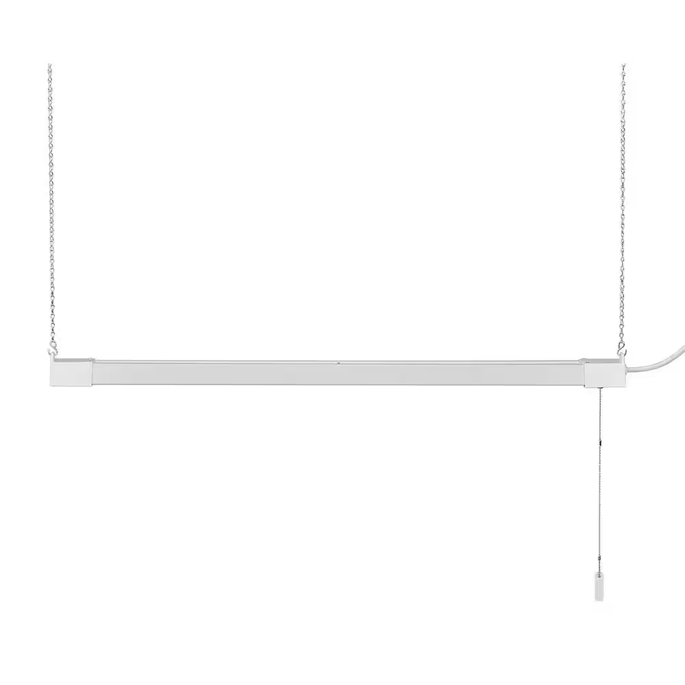 3 Ft. Plug-In LED Shop Light with Pull Chain 3000 Lumens Garage Light Workshop B