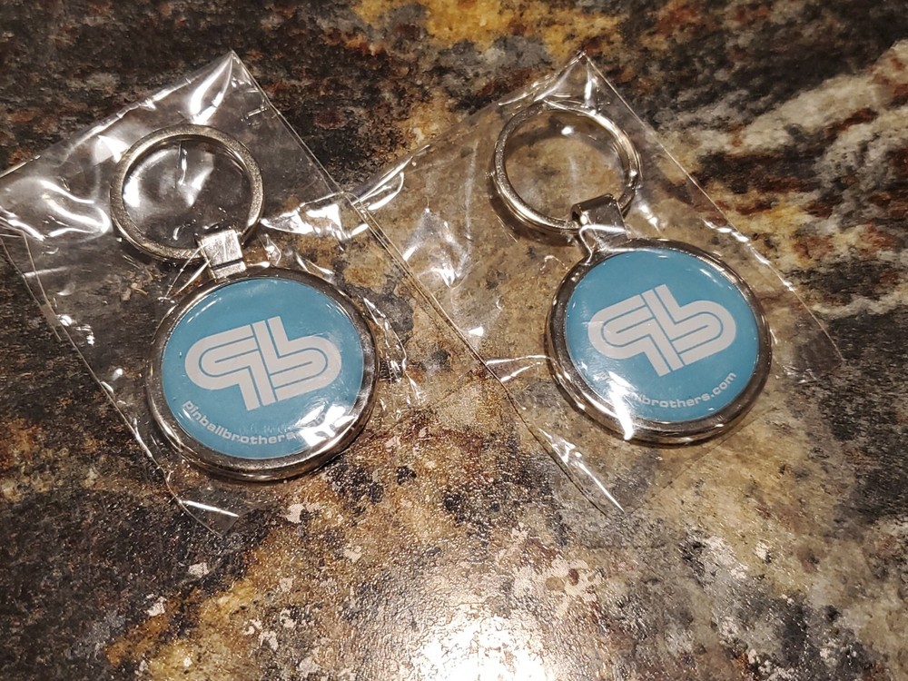 Pinball Brothers Keychains x2