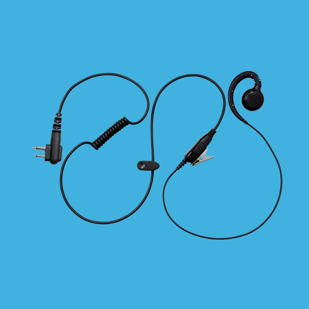 High-Grade Reinforced C-Style Earphone PTT for Connect System Inc CS100 CS101