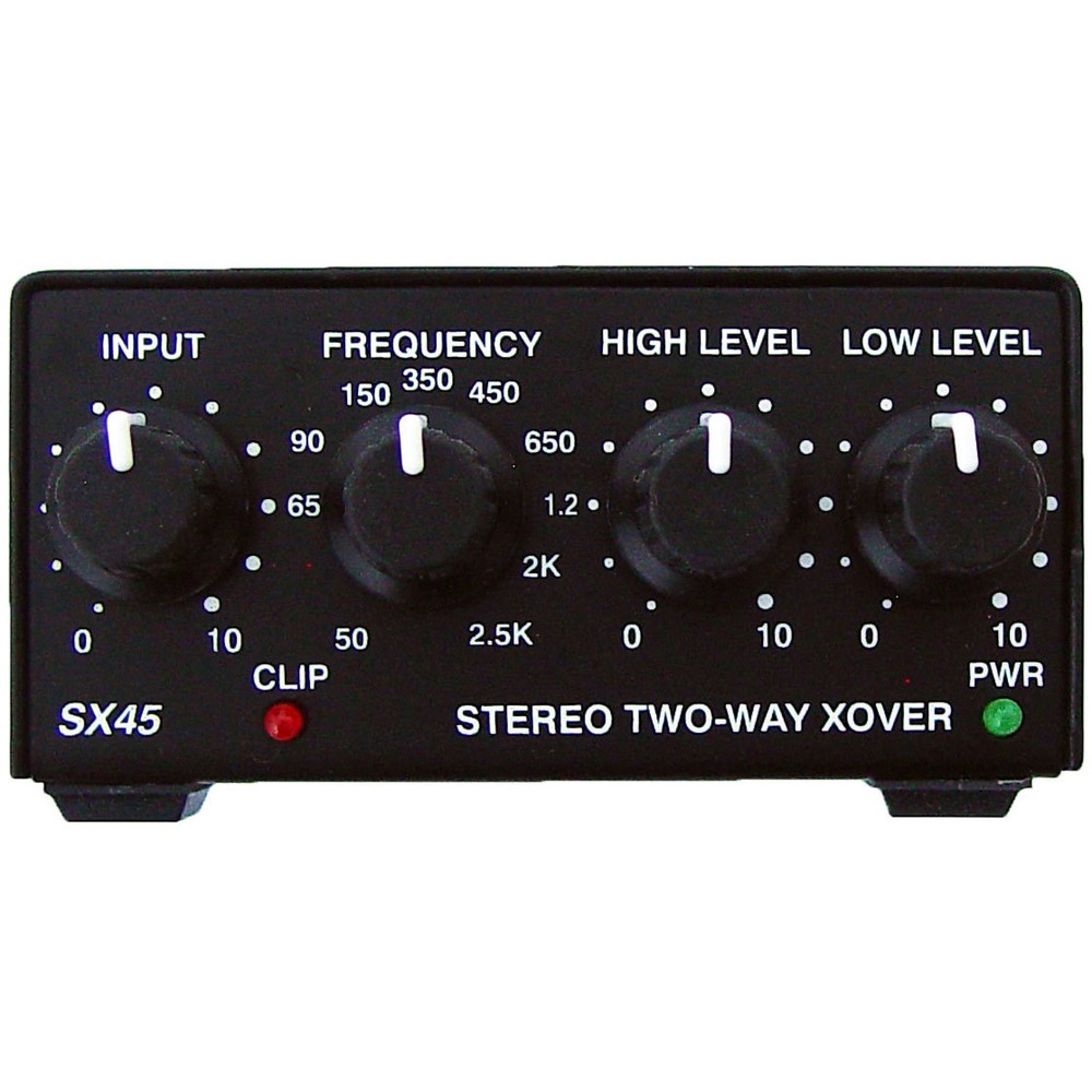 Rolls SX45 Stereo Two-Way Mini Crossover w/Sub Output