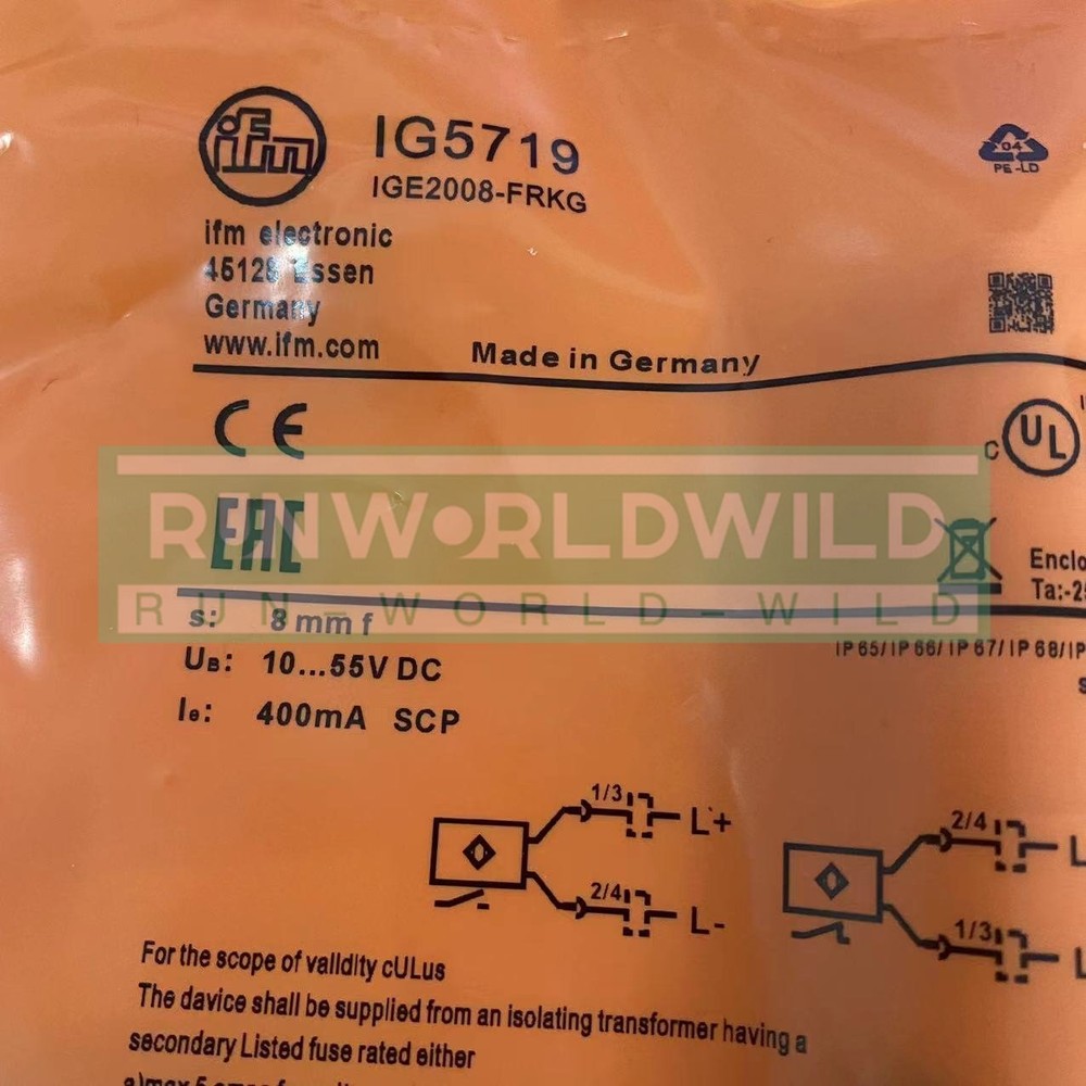 1PC NEW For IFM IG5719 Proximity Switch Sensor