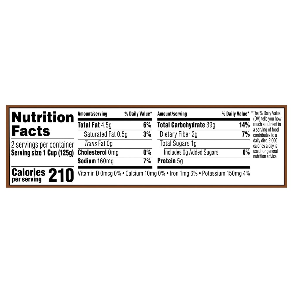 Microwaveable Brown Rice Cups Gluten Free