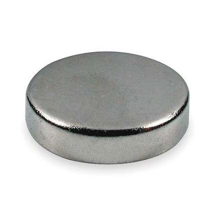 Disc Magnet, Neodymium, 19.4 Lb. Pull,  2Vaf2