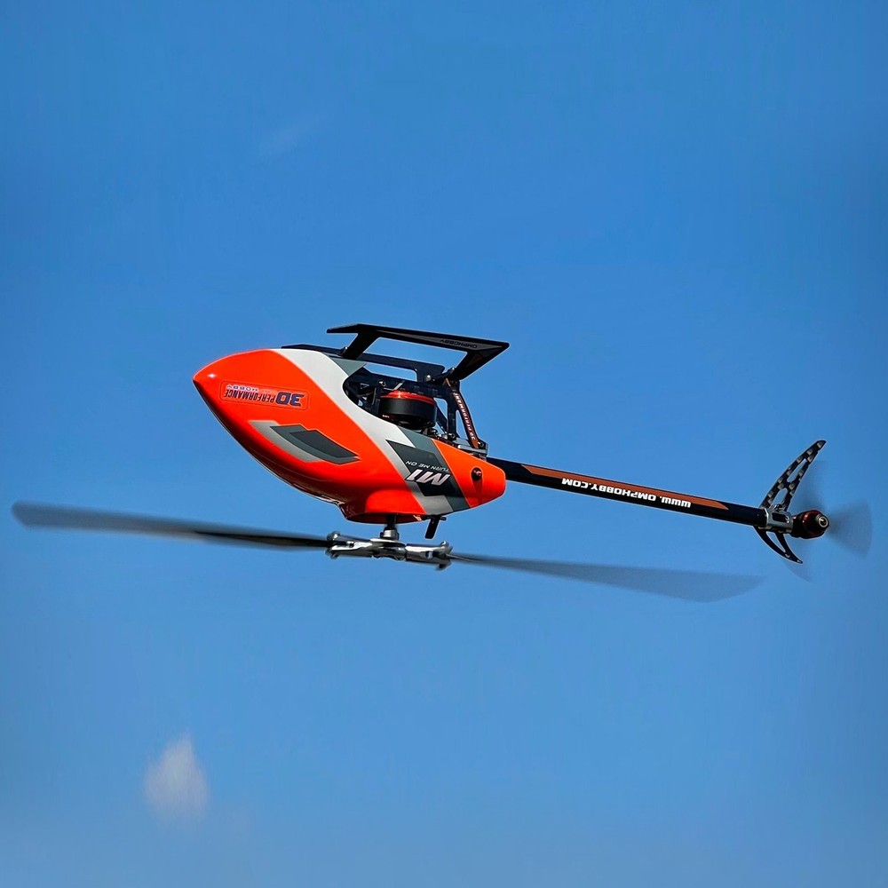 OMPHOBBY M1 EVO RC Helicopter forAdults (OMPHOBBY Protocol BNF Version,White)