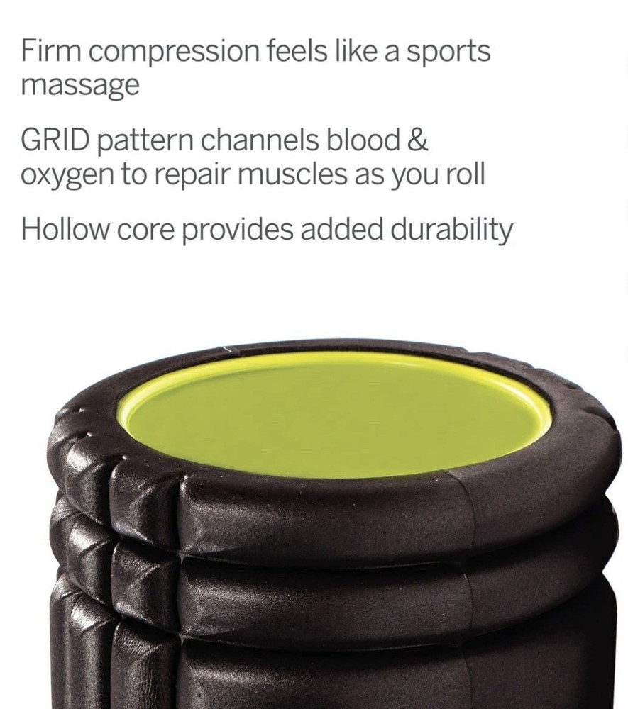 TriggerPoint Grid 1.0 Foam Roller - 13" Massage Muscle Deep Tissue Recovery