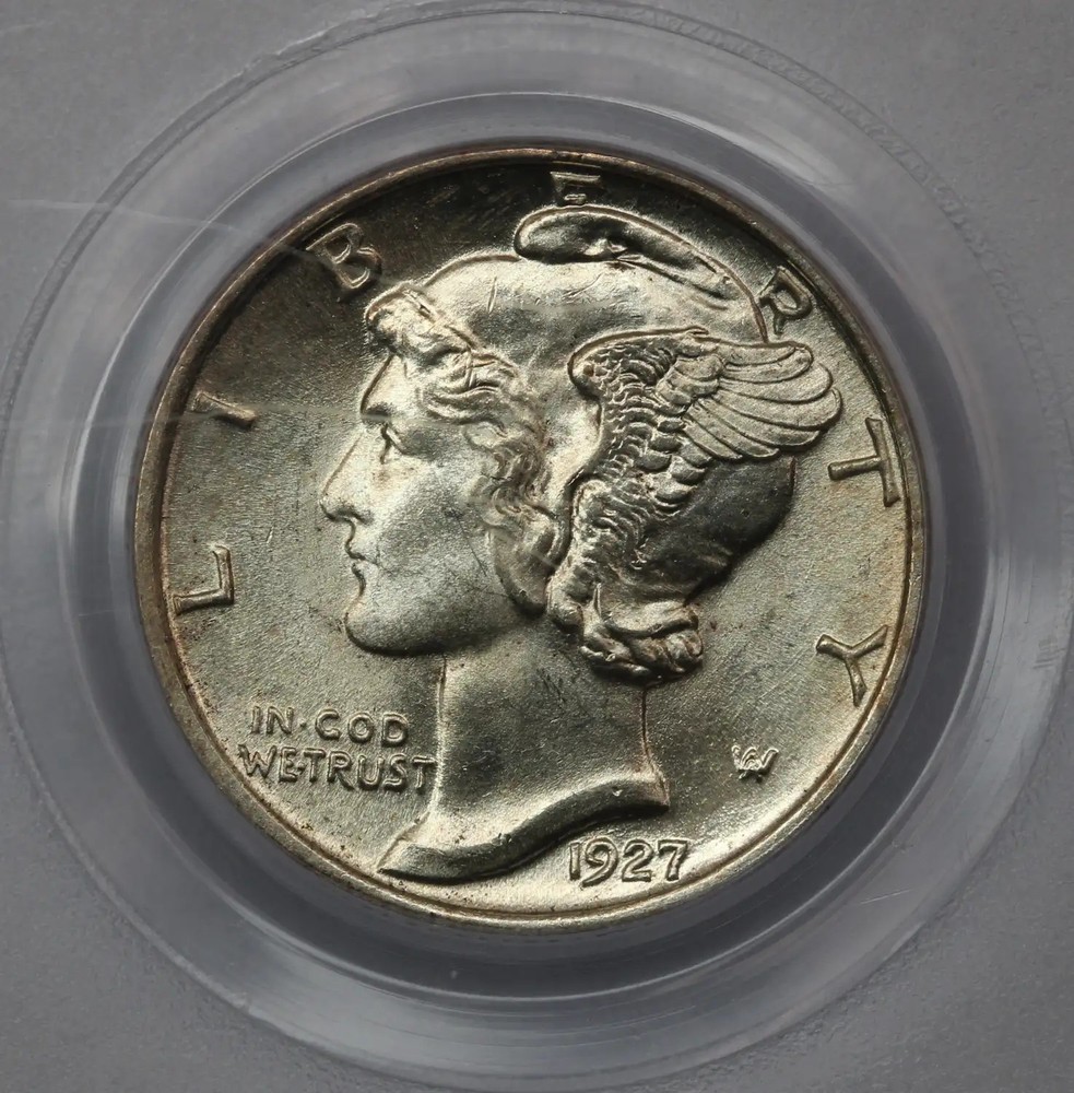 1927 Mercury Dime PCGS MS65FB CAC