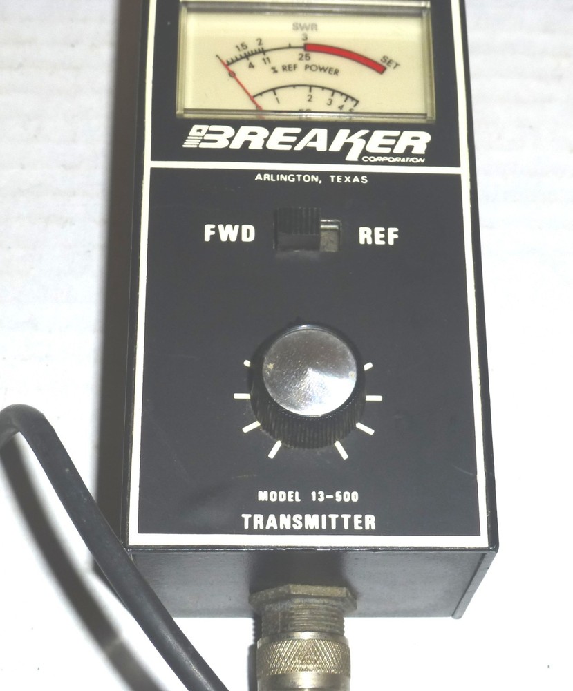 Vintage Breaker Model: 13-500 Antenna Transmitter VSWR/Field Strength Meter