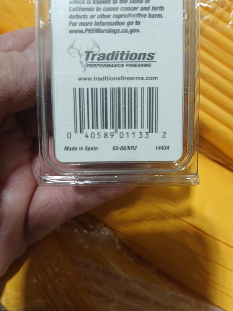 Traditions Firearms Accelerator Breech Plug NEW! # A1443