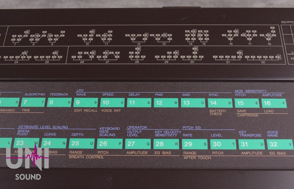 YAMAHA DX7 Digital Programmable Algorithm Synthesizer in Very Good Condition