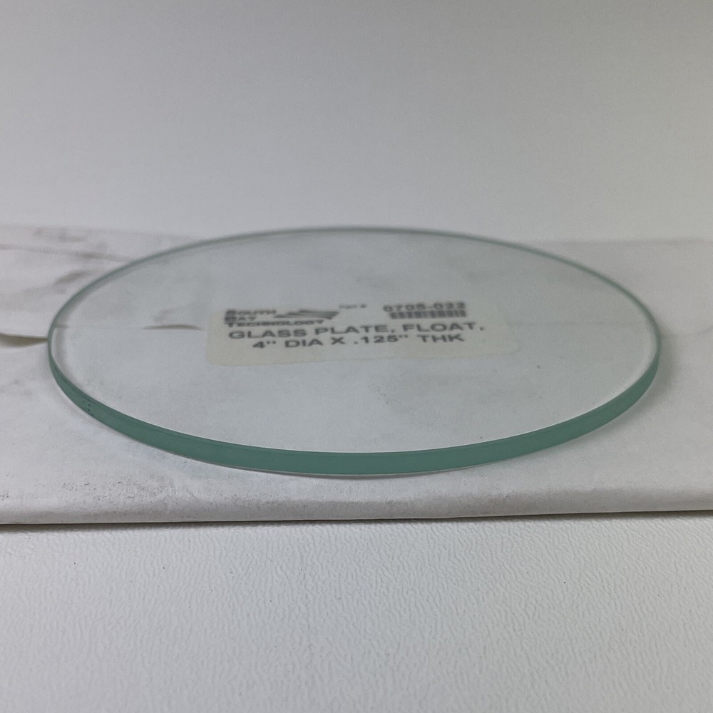 Flat Glass Lapping Plate Sharpening System Flat Float Plate 4" DIA X 0.125"THK