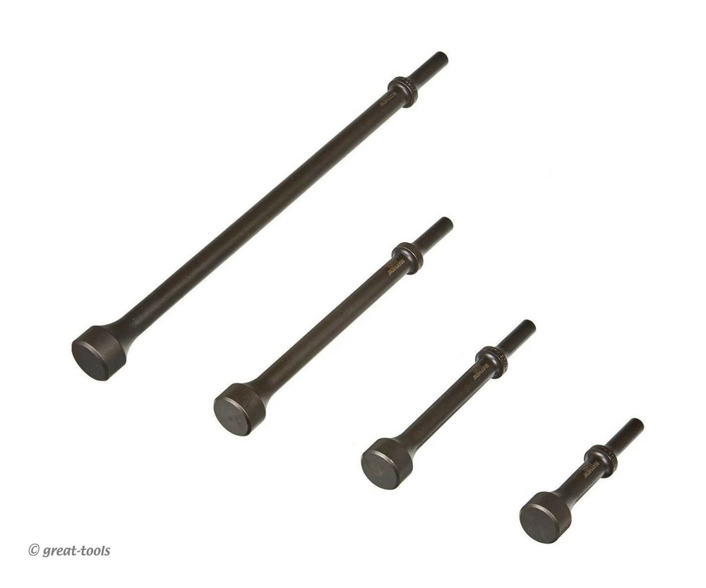 PNEUMATIC HAMMER SET – Mayhew 4-pc air hammers – bits – accessories – tools