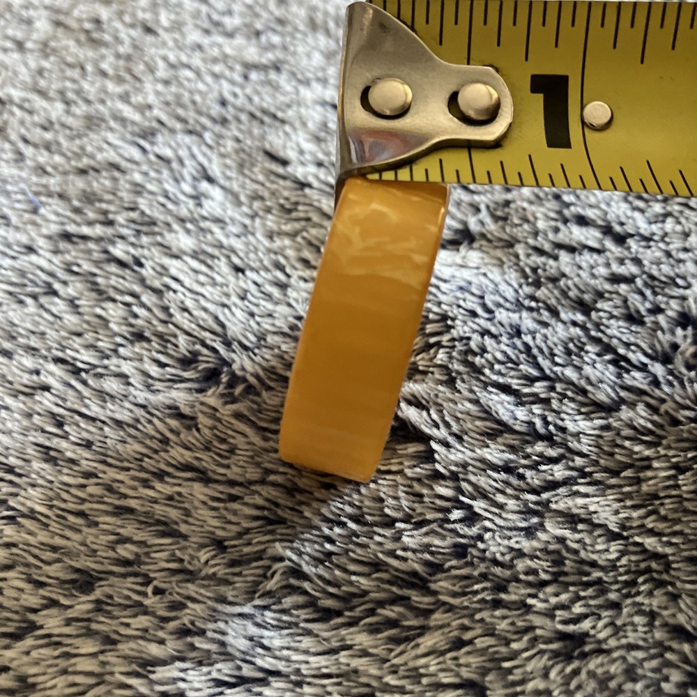 1 3/8” BAKELITE Replacement Backgammon Piece SWIRL BUTTERSCOTCH