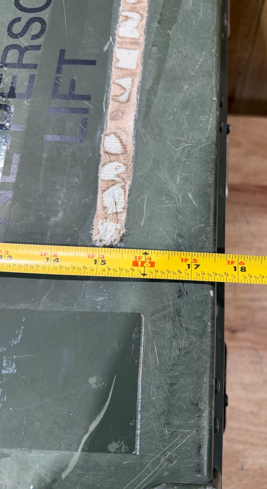 Zarges Metal K470 22.5x18x13.5" Military Surplus Storage Case Green