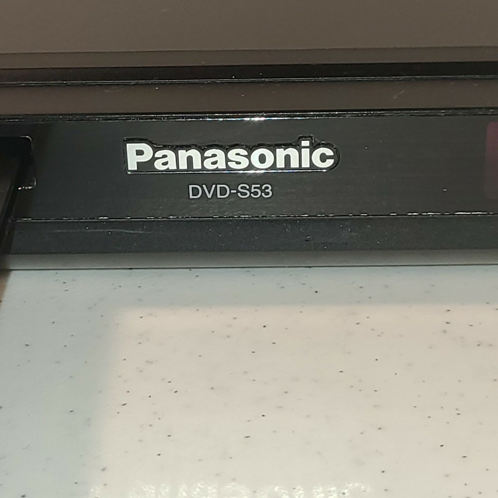 Panasonic DVD Player DVD-S53 Tested & WORKING No Remote Control
