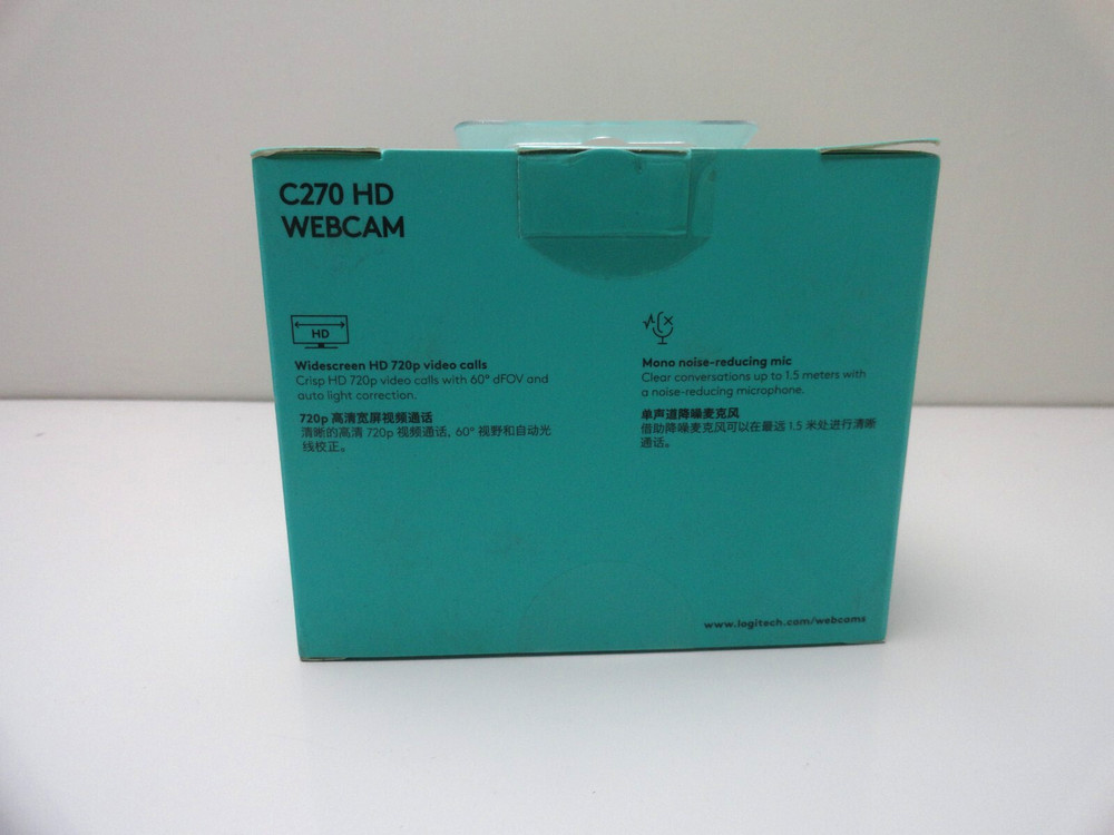 Logitech C270 Black HD Webam | NEW BOXED
