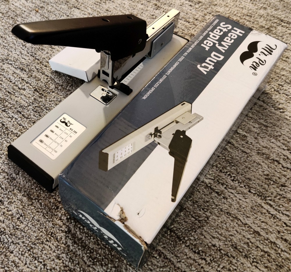 OPEN BOX - Mr. Pen Heavy Duty Stapler, Fully Functioning FREE SHIP