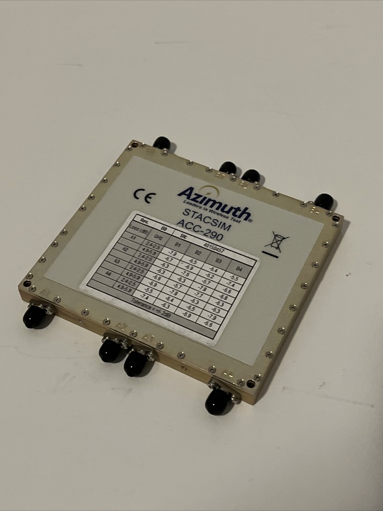 New Azimuth Anritsu STACSIM ACC-290 Static Channel Simulator