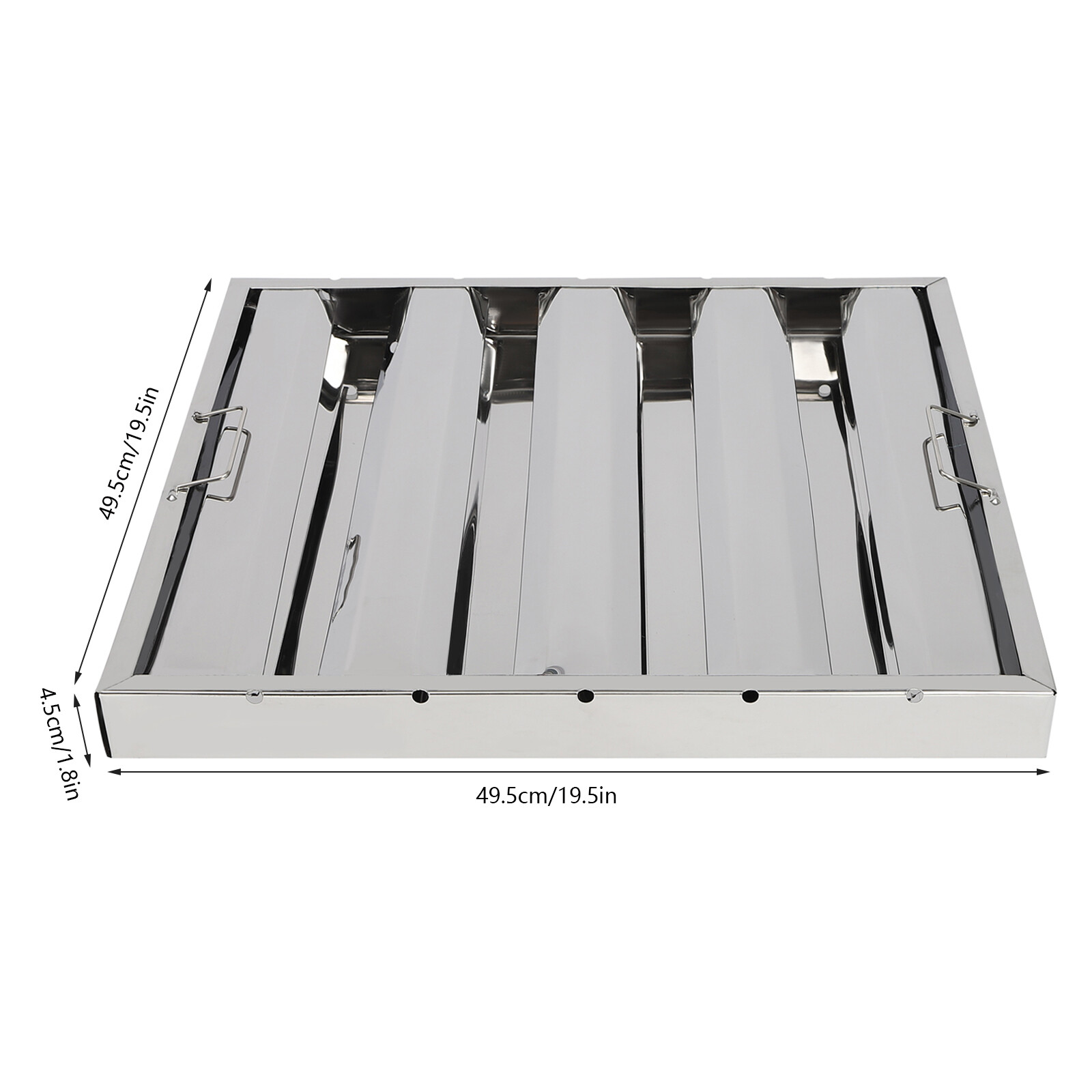 20"X20" Commercial Hood Filters 6 Pcs Stainless Steel Hood Grease Filter Baffle