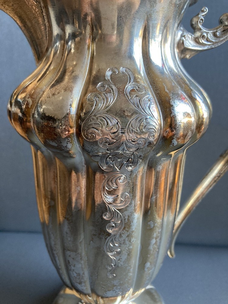 antique silverplate coffee pot