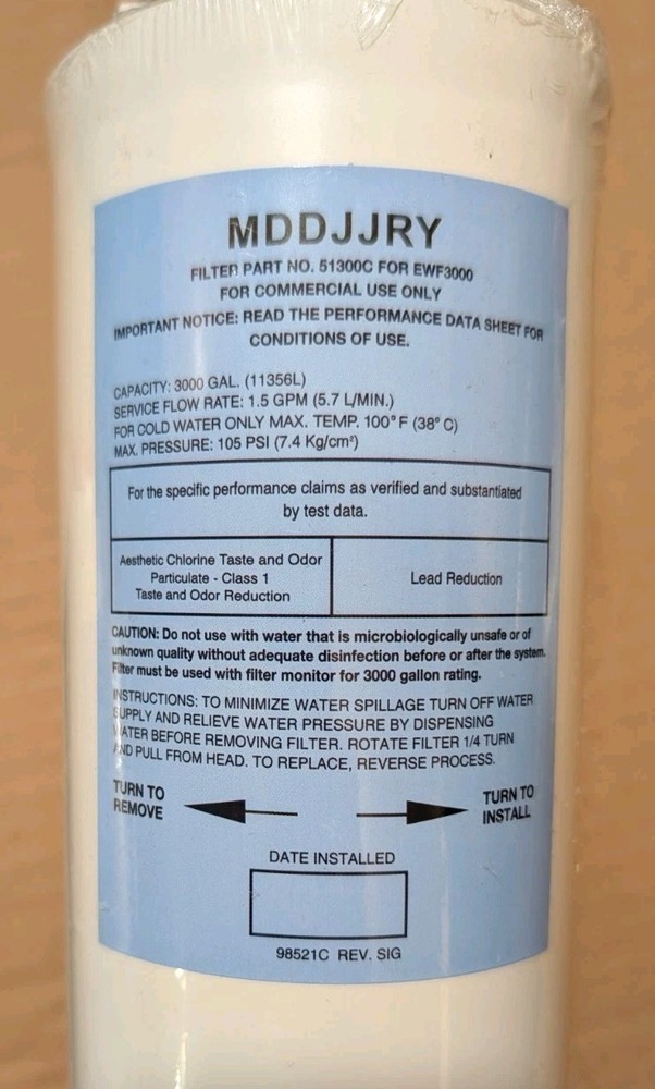 2 Pack Elkay 51300C WaterSentry Plus Water Filter Replacement For EWF3000