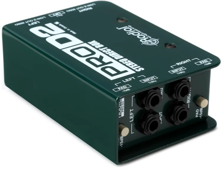 Radial ProD2 2-channel Passive Instrument Direct Box