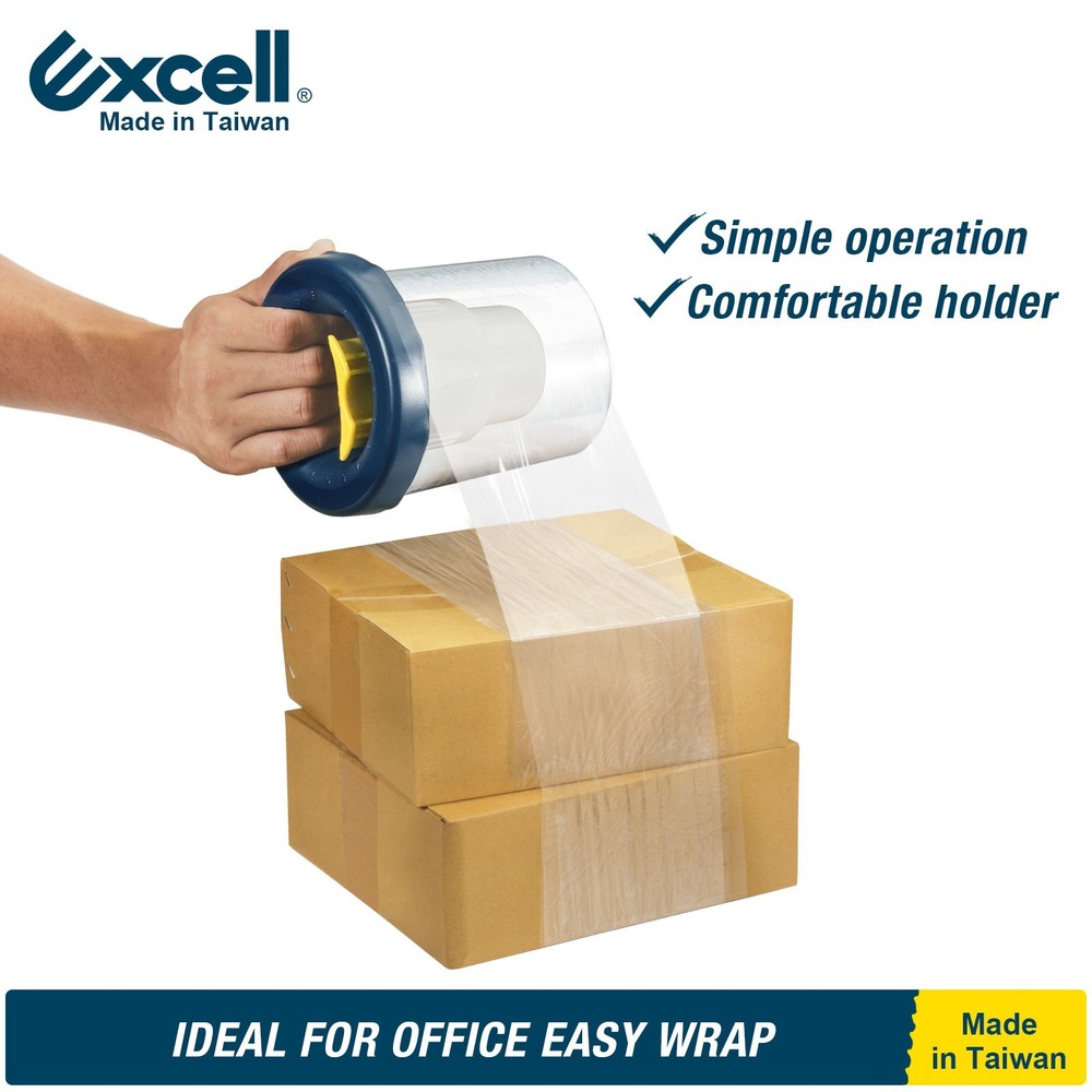 Excell Hand Saver Stretch Wrap Dispenser 3" Core, Adjustable Brake