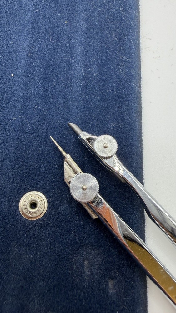 Vtg 1970s Keuffel & Esser Navigators Plotting Instrument Set With Case Germany