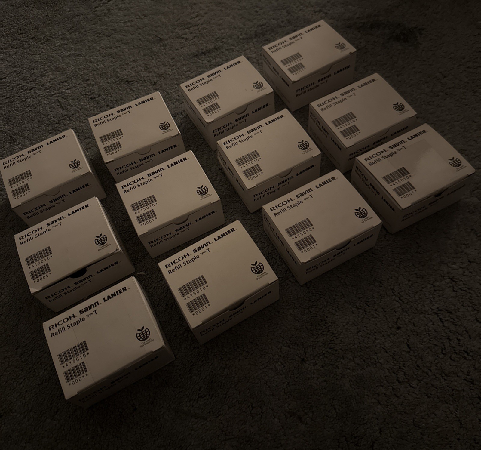 RICOH Refill Staples 415010 Type T 505R-SA Box 10000 Staples (5000 x 2) NEW