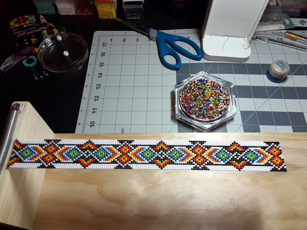 Native American Style Hat Band 6 by AustinThreadCrafts