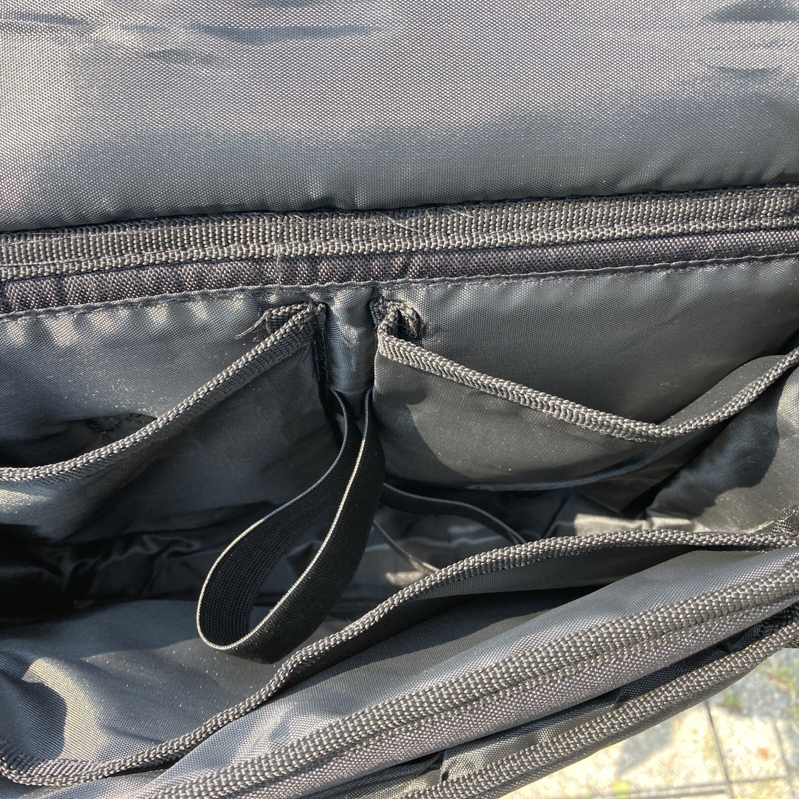 Insulated black nylon, 600D, Western horse gear saddle bags w/multiple pockets