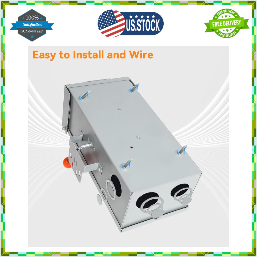 100A Generator Transfer Switch 24000W General-Duty Double-Throw Safety Stability