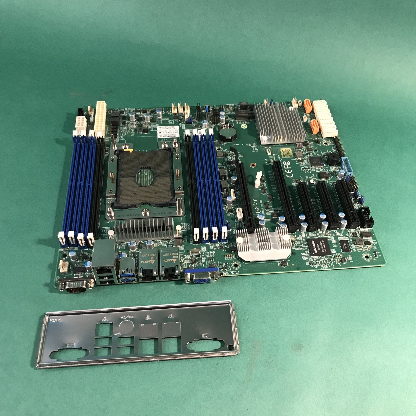 Supermicro X11SPi-TF system board motherboard + I/O Plate
