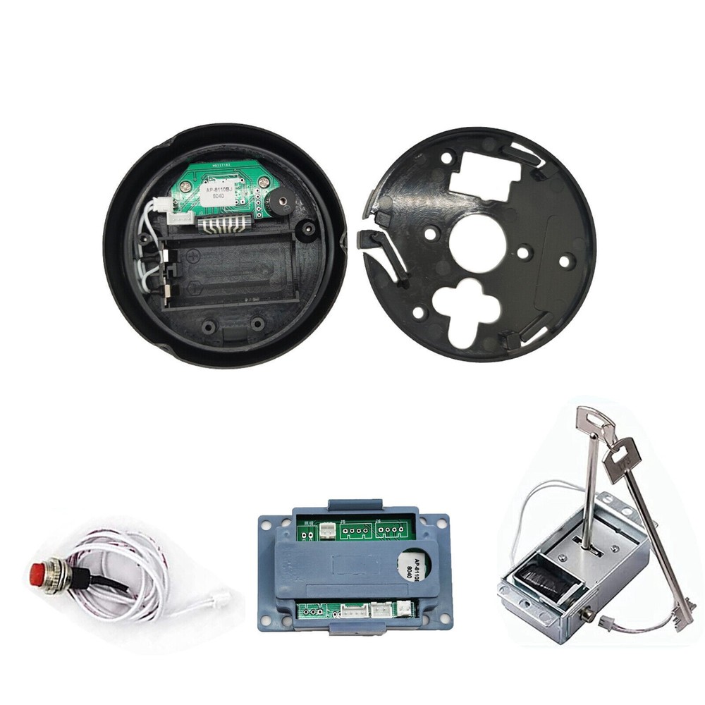 Stack-On Safe Lock Electronic Digital Safe Lock Replacement Solenoid W/ 2 Key