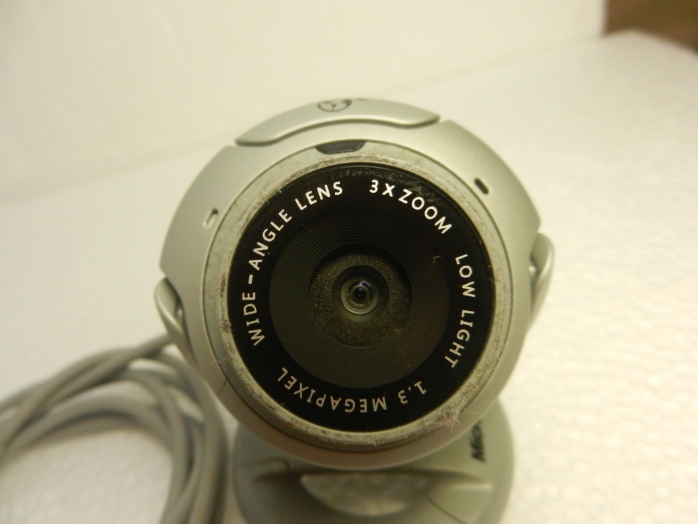 Microsoft LifeCam VX-6000 Webcam Gray Grey USB