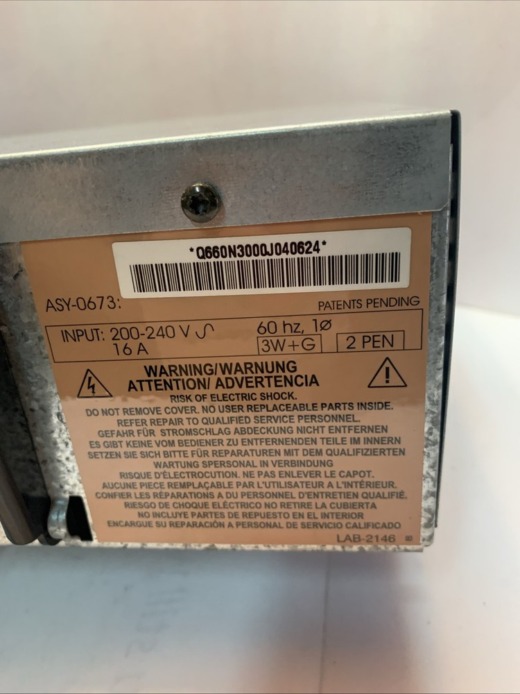 Eaton/Powerware ASY-0673 Split Phase 3kVA Power Module USED