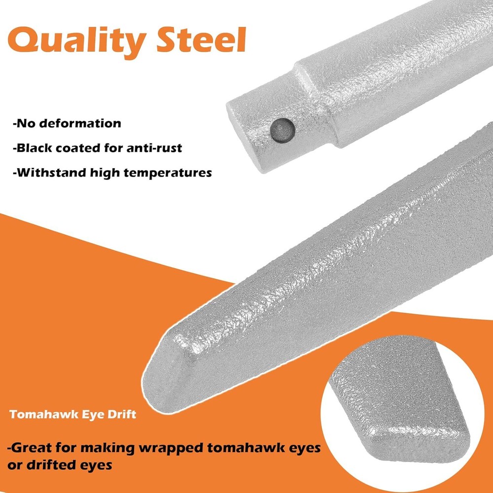 Blacksmith Drift Tool Blacksmithing Tomahawk Eye Drift Axe Hammer Eye Drift