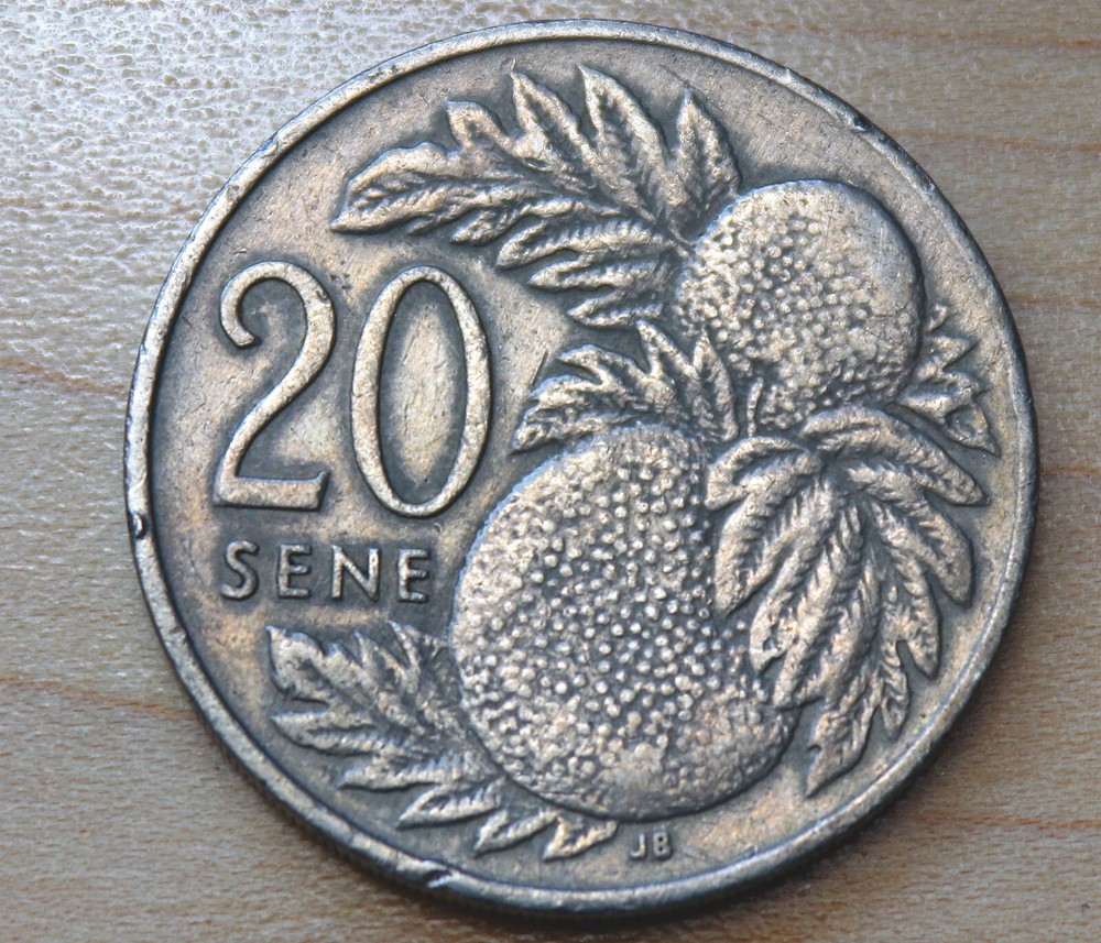 1967 Samoa 20 Sene