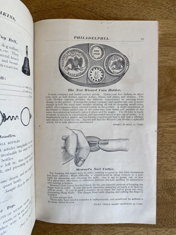 George Eakins Silver Plate Novelties 1879 Illustrated Sales Catalog