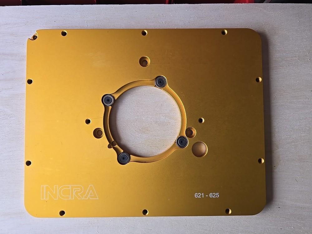 INCRA Solid Aluminum MagnaLOCK RT Plate 621-625