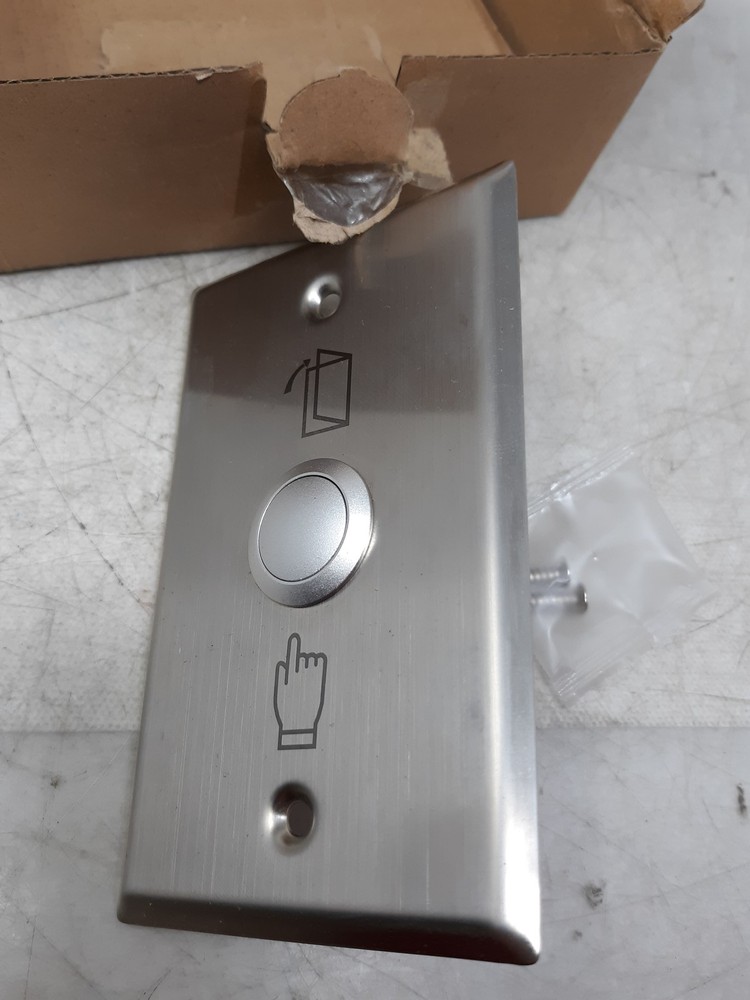 Stainless Steel Door Release Push-Button – Access Control Exit Switch – NO/NC/CO