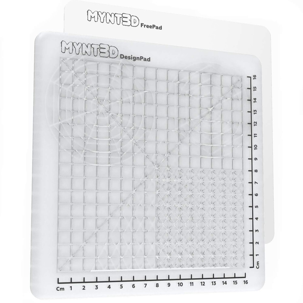 MYNT3D 3D Pen Mat Kit, DesignPad + FreePad,Black medium, Black