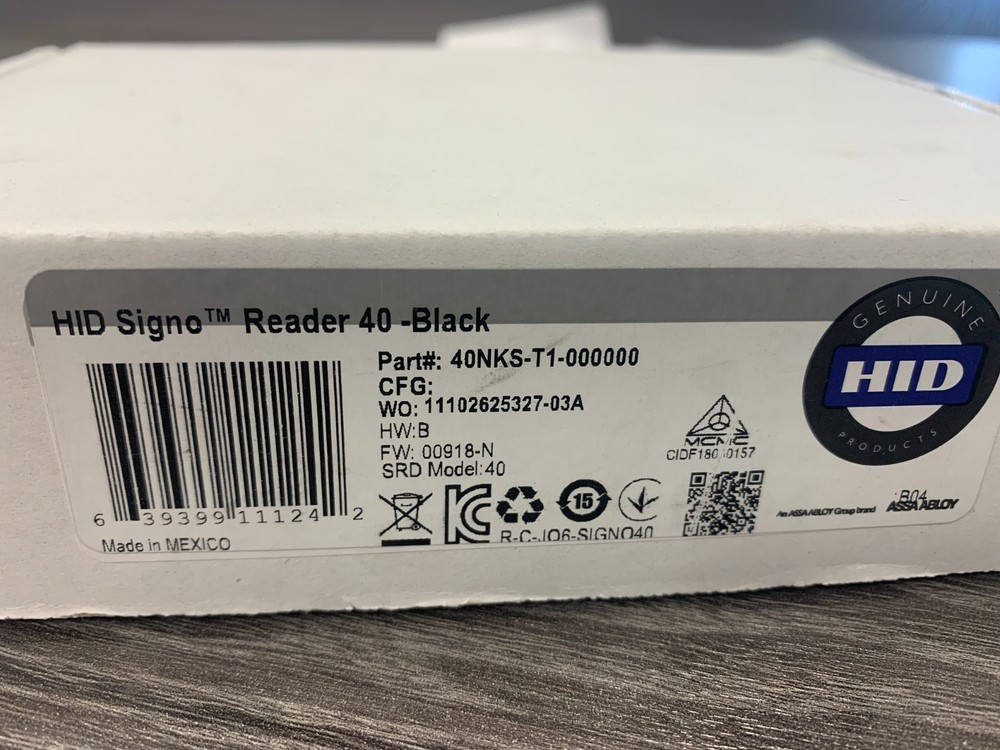 HID 40NKS-T1-000000 CARD READER