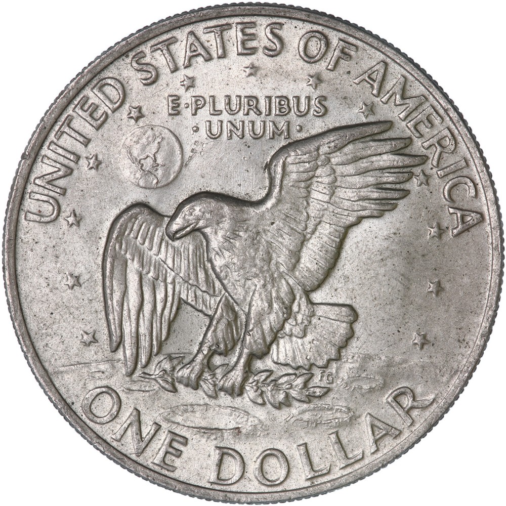 1972 (P) Eisenhower Dollar Type 3 AU Ike