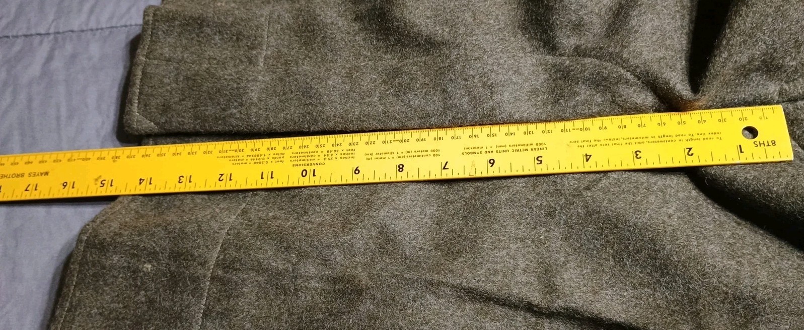 VTG French Army Green Wool Field Pants 1953 Francois Heynen Vestimentaire No 14