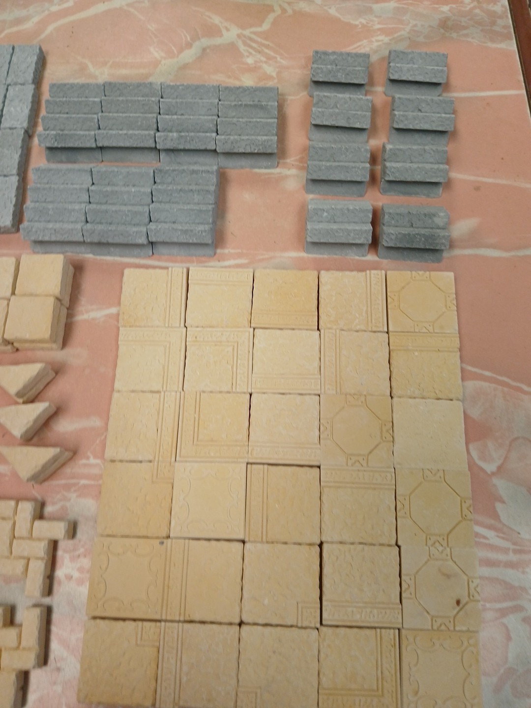 Dungeons & Dragons RPG tabletop miniature terrain lot, used