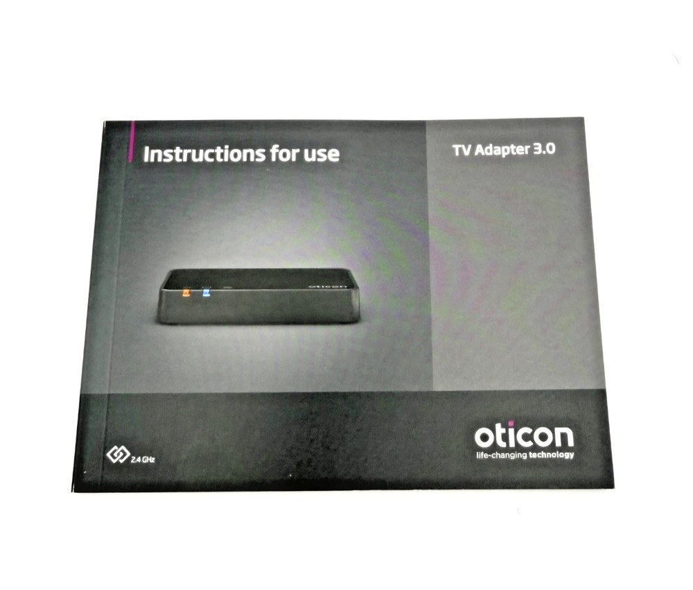 Oticon TV Adapter 3.0 Bluetooth Hearing Aid Accessory - transmitter- USA Ship