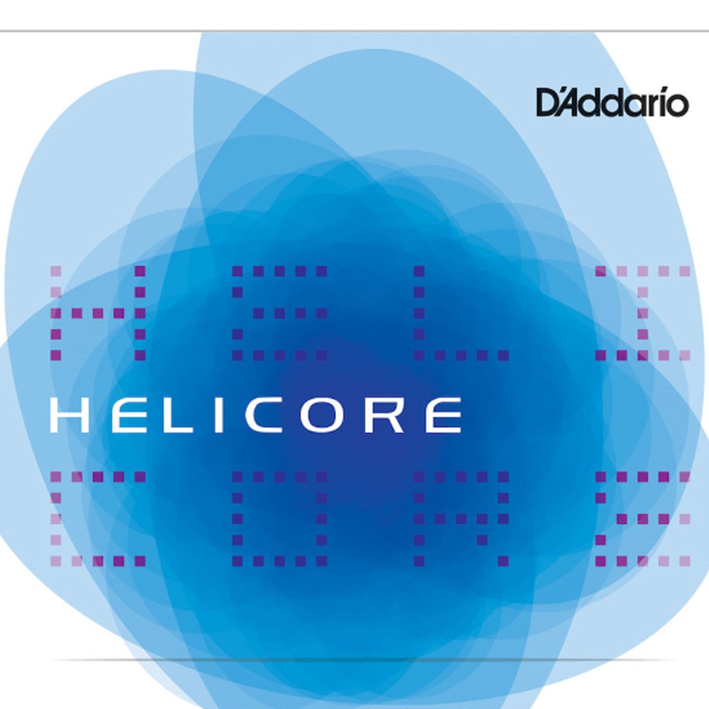 D'Addario Helicore Violin Single D String, 1/4 Scale, Medium, Bulk 10-Pack